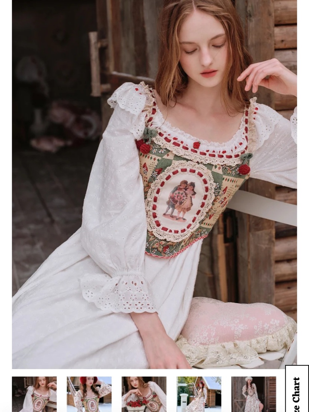 Lacemade Strawberry Tapestry Corset